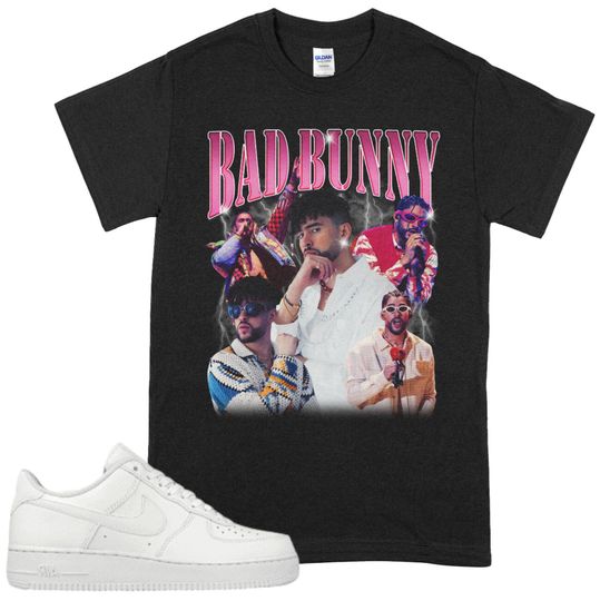 BAD BUNNY Shirt, Bad Bunny, Bad Bunny Retro 90s Design Graphic Unisex T-Shirt