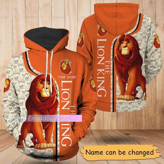 Lion King Hoodie, Disney Simba Hoodie, Custom Simba Hoodie, Animal Kingdom Hoodie, Disney Lion King Hoodie