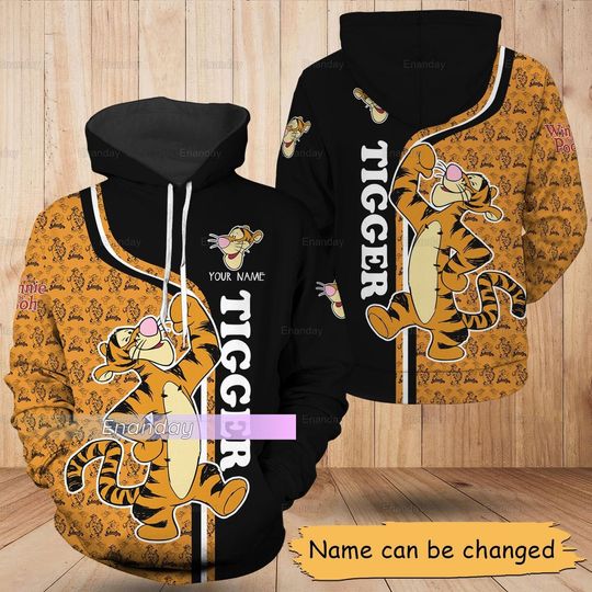 Tigger Hoodie,  Disney Tigger Hoodie, Winnie The Pooh Hoodie, Cute Tigger Hoodie, Winnie Pooh Gift