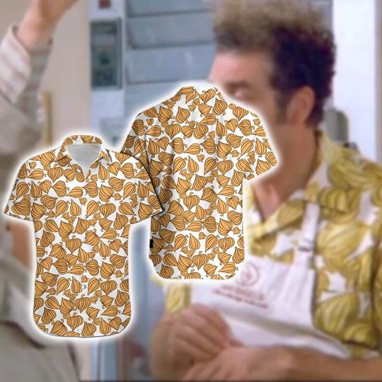 Sitcom Movie Characters Wearing Hawaiian Shirt, Comedy Movie Button Up, Summer Vacation Gift For Dad, Unisex Kid Hawaii Tee