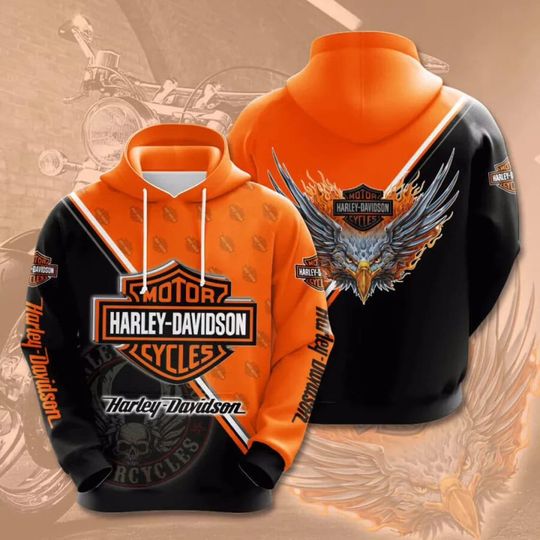 HLD Hoodies 3D Fire Eagle Hoodies