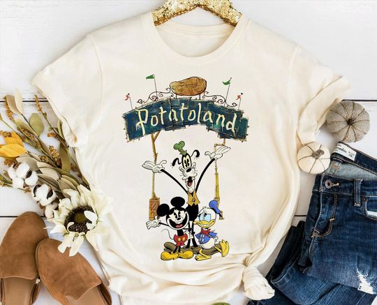 Vintage Mickey and Friends Disney Potatoland Shirt