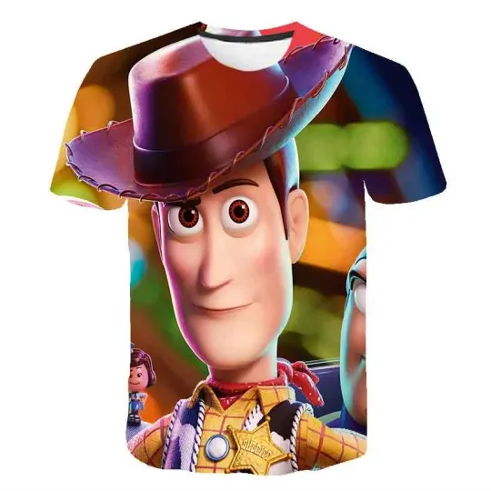 Disney Toy Story 3D Printed T-Shirt, Disney Costume