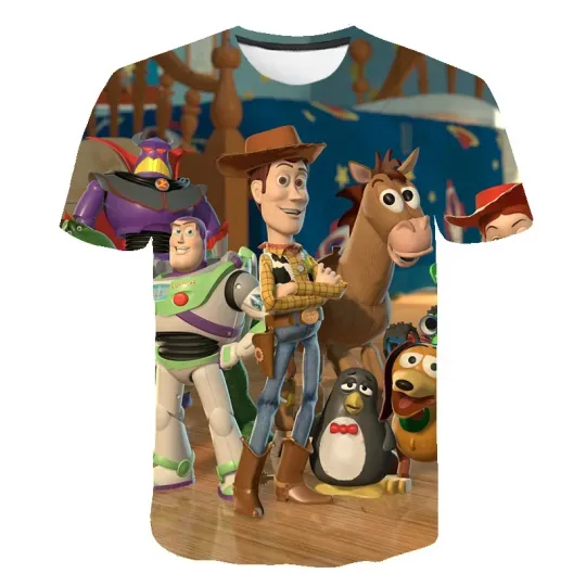 Disney Toy Story 3D Printed T-Shirt, Disney Costume