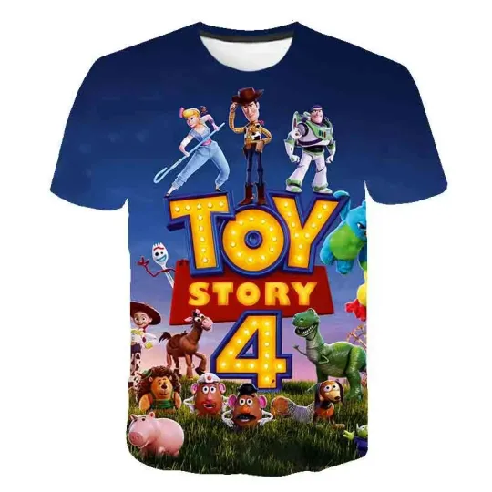 Disney Toy Story 3D Printed T-Shirt, Disney Costume