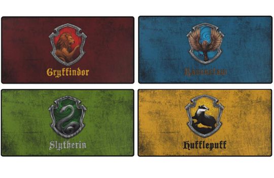 Harry's Wizard Hogwarts School Logos Choose Your Houses Desk Mat Office Decor Desk Accessories, Magic Desk Mats