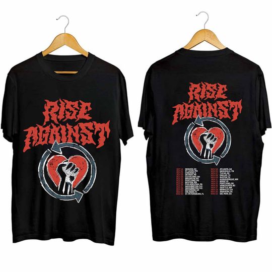 Rise Against 2024 Tour Double Sided Shirt