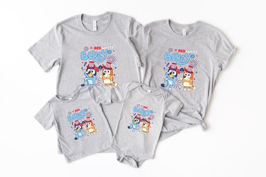 Red White BlueyDad T-shirt, Disneyworld Shirt, 4th Of July Shirt, America Shirt