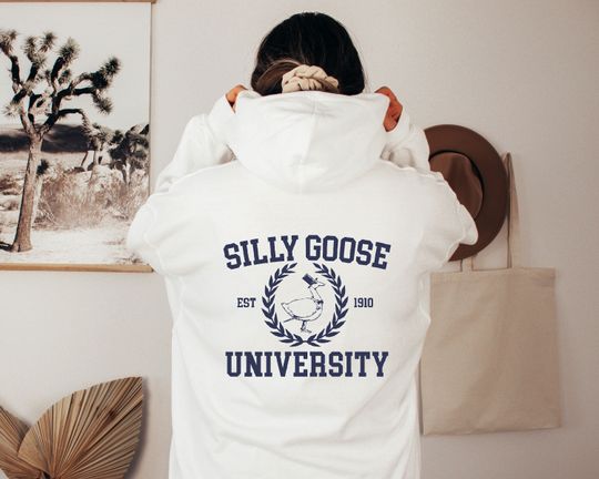 Silly Goose University Hoodie, Unisex Silly Goose University Hoodie