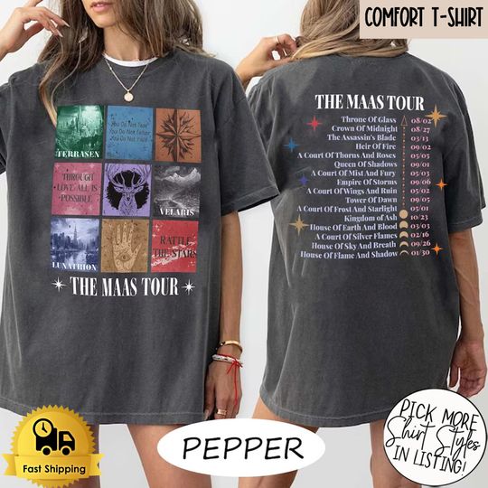 Sarah J. Maas Eras Tour  T-Shirt, The Maas Tour Tee