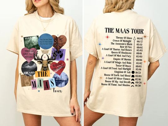 Sarah J. Maas Eras Tour shirt, The Maas Tour Tee, ACOTAR