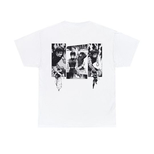 Jujutsu Satoru Toji Fushiguro Maki Zenin Double Sided Unisex T-Shirt