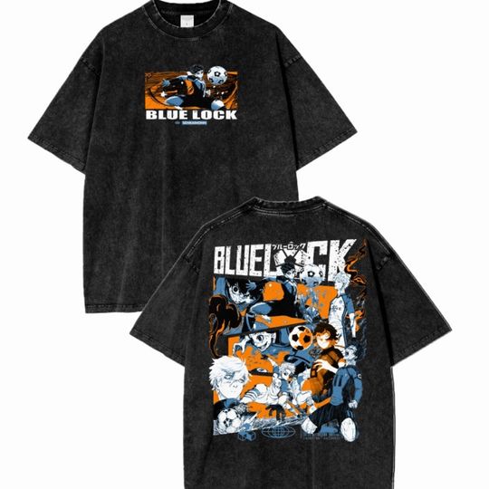 Blue Lock Anime Bachira, Isagi, Nagi Double Sided T-Shirt
