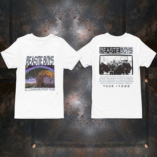 Vintage 90's Beastie Boys Ill Communication Tour Double Sided Unisex T-Shirt