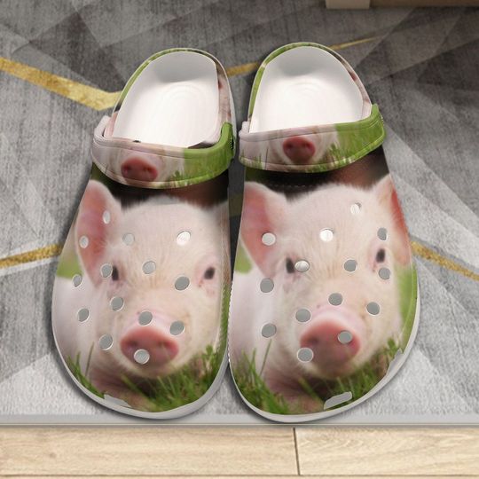Pig Piggy Print Fun All Over Print Classic Clogs
