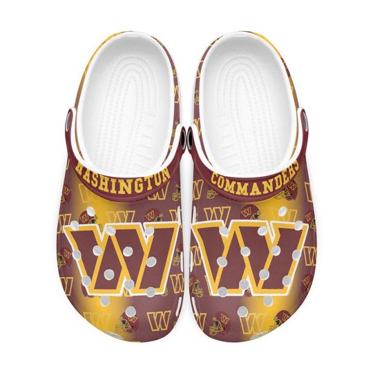 Washington Commanders Football Classic Unisex All-Over Print Clogs