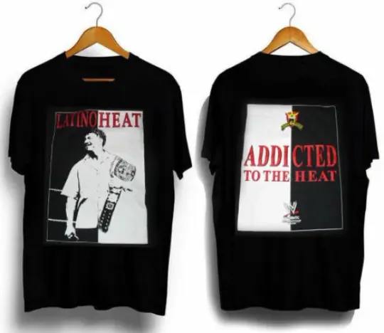 Double sides Eddie Guerrero Latino Heat T Shirt, remake shirt JJ3775