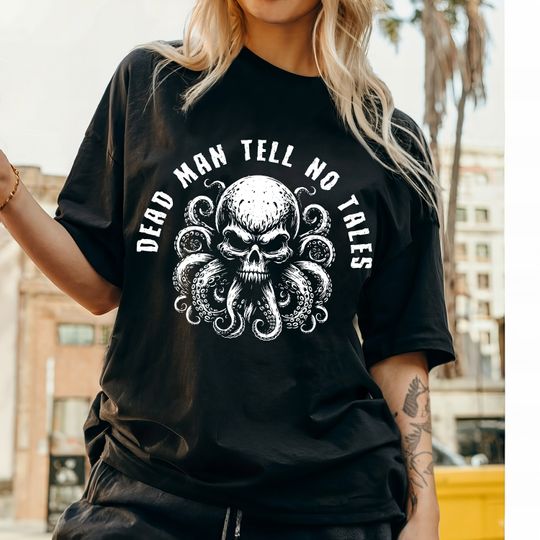 Disney Dead Men Tell No Tales Shirt, Pirates of the Caribbean Captain Jack T-Shirt