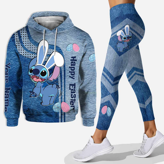 Customize Disney stitch 3D Women's Hoodie Set stitch Yoga Pants