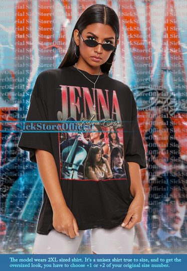 JENNA ORTEGA Vintage Shirt, Actress Jenna Ortega Merch Gift