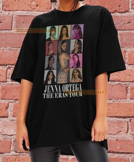 JENNA ORTEGA Vintage Shirt, Actress Jenna Ortega Merch Gift