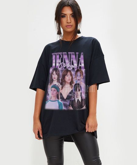 JENNA ORTEGA Vintage Shirt, Actress Jenna Ortega Merch Gift