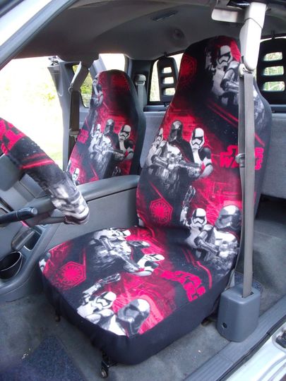 Star War The Last Jedi First Order Soliders Car Seat Cover, Father's Gift, Gift for Him