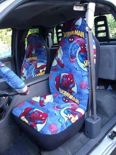 Spider Man Car Seat Cover, Father's Gift, Gift for Him