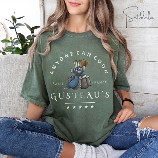 Disney Ratatouille Gusteau's Anyone Can Cook T-shirt