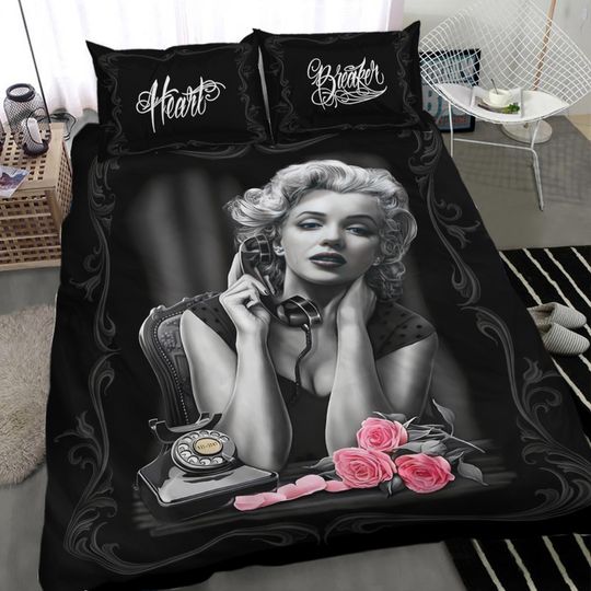 Comforter Set Queen - Heartbreaker - Marilyn Monroe Bedding Set