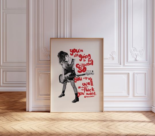 Bikini Kill Poster, Kathleen Hanna