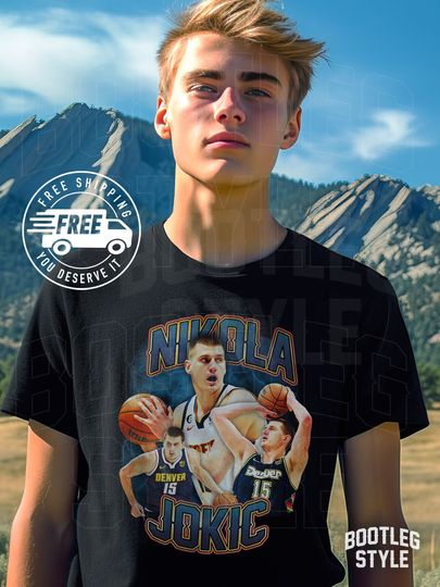 Nikola Jokic 90s bootleg shirt Nikola Jokic vintage
