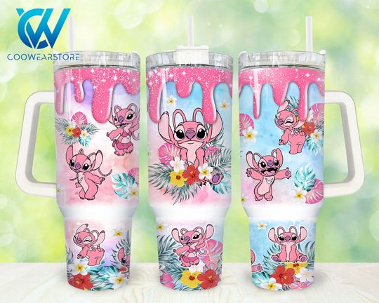 Stitch 40oz Tumbler, Disney Tumbler, Graduation Gift