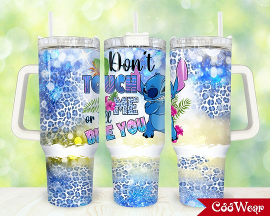 Stitch 40oz Tumbler, Disney Tumbler, Graduation Gift