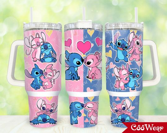 Stitch 40oz Tumbler, Disney Tumbler, Graduation Gift