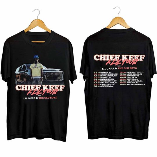 Chief Keef A Lil Tour 2024 Double Sided Shirt