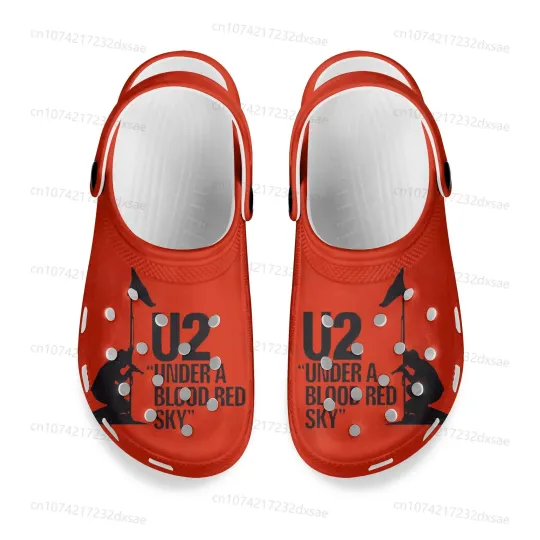 U2 Rock Band Clogs Shoes