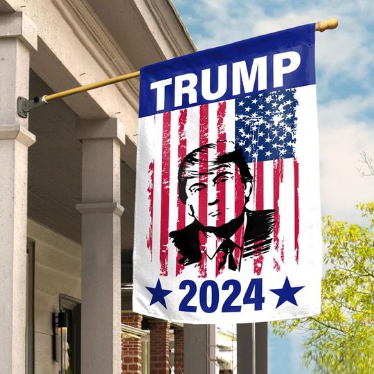 President Donald Trump 2024 Garden Flag, Save America Again Flag