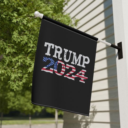 Trump 2024 Garden Banner, It's Time To Circle Back House Decor