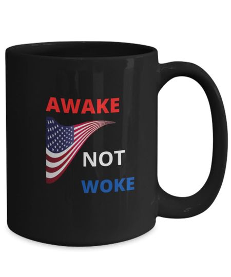 Donald Trump Awake not Woke Mug