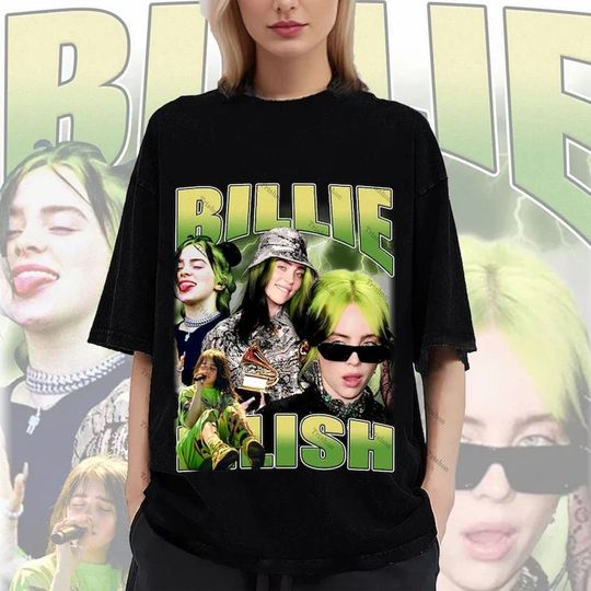 BILLIE EILISH Retro T-shirt - Billie Eilish Tee