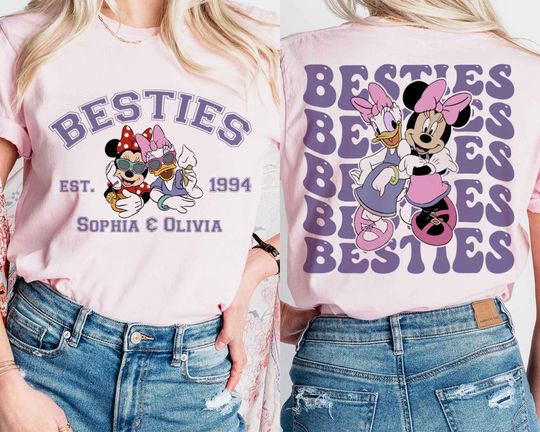 Disney Minnie and Daisy Besties Shirt, Disney Best Friend Shirt, Disney Girls Trip Shirt