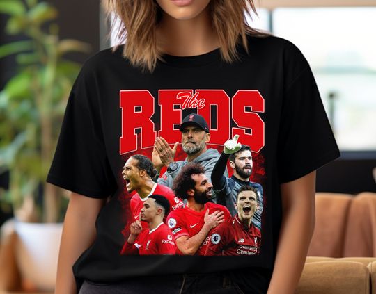 The Reds, Liverpool Shirt, Liverpool Bootleg Shirt, Klopp Graphic Tee, Soccer Tee