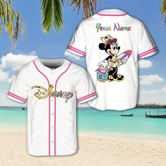 Disney Summer Baseball Jersey, Disneyland Family Vacation Matching Shirt