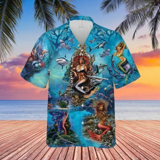 Every Salty Pirate Needs A Beautiful Mermaid Unisex hawaiiani