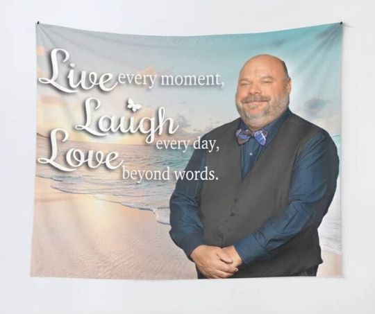 Funny Meme Tapestry Bertram Live Laugh Love Tapestry Wall Tapestry, College Room Hostel Dorm Decor