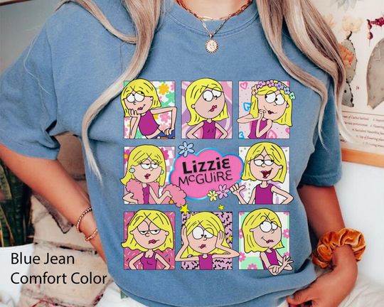 Lizzie Mcguire Shirt, 2000 TV show T-shirt