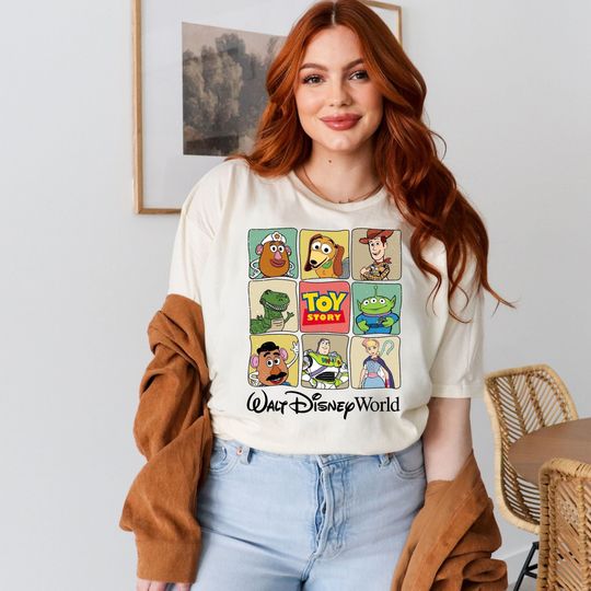 Disney Toy Story Character Collage Shirt