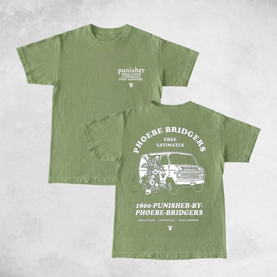 Phoebe Bridgers Punisher Tour 2023, Vintage Dragon Merch Double Sided Unisex T-Shirt