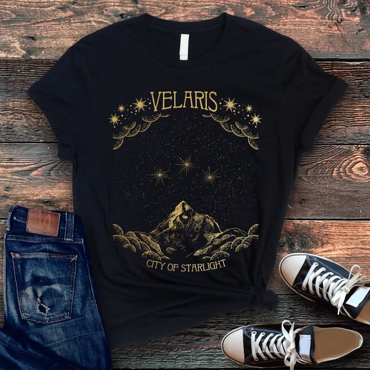 ACOTAR Velaris t-shirt, City of Starlight, Original Design, Night Court t-shirt, SJM merch, Court of Thorn and Roses Court, Bella Tee